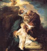 The rest in the flight to Egypt Jean antoine Watteau